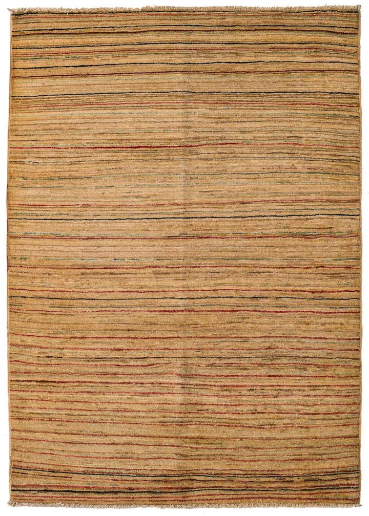 3' 9 x 5' 8 Hand Knotted Modern Ziegler Rug