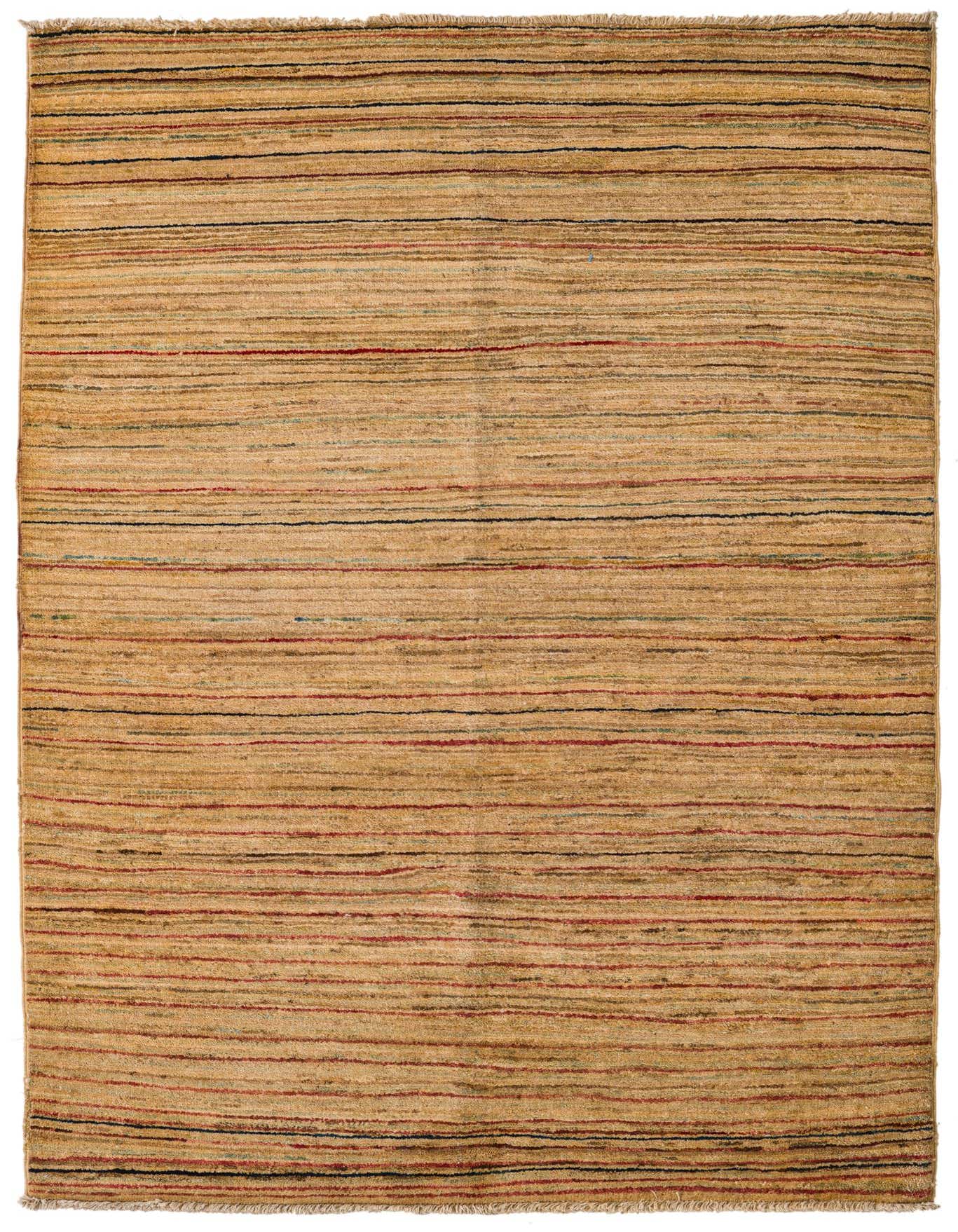 3' 9 x 5' 8 Hand Knotted Modern Ziegler Rug