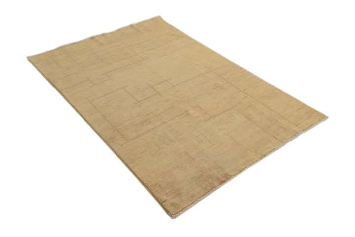 4' x 5' 9 Hand Knotted Modern Ziegler Rug
