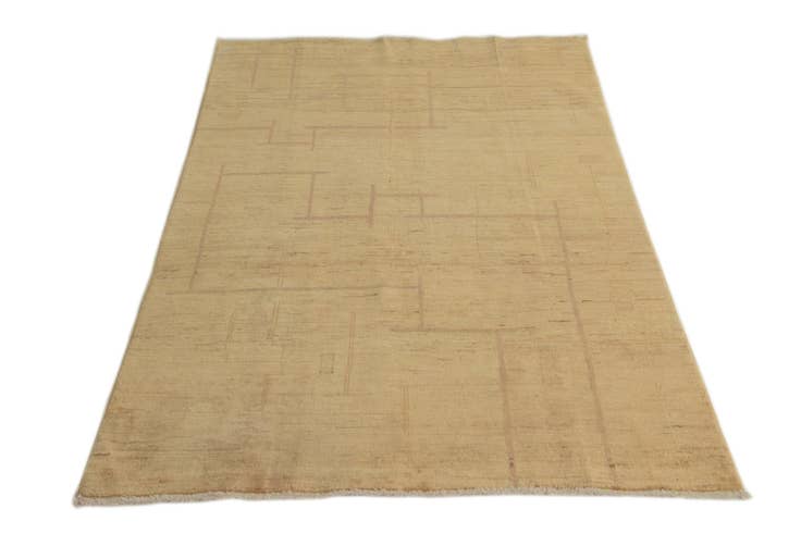 Detail image of 4' x 5' 9 Hand Knotted Modern Ziegler Rug