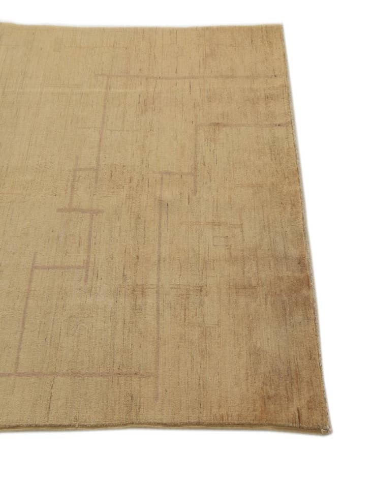 Detail image of 4' x 5' 9  Hand Knotted Modern Ziegler Rug