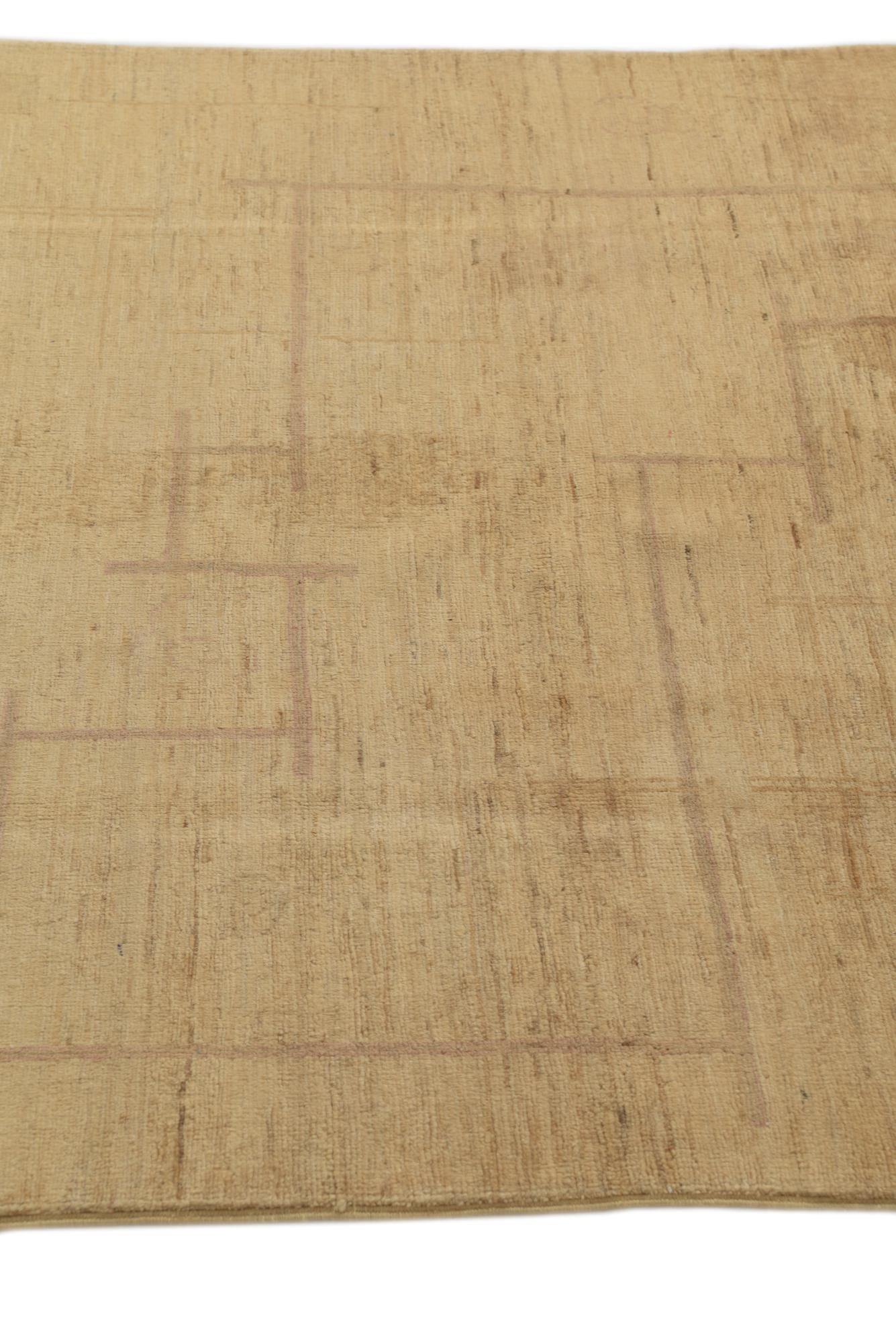 4' x 5' 9 Hand Knotted Modern Ziegler Rug
