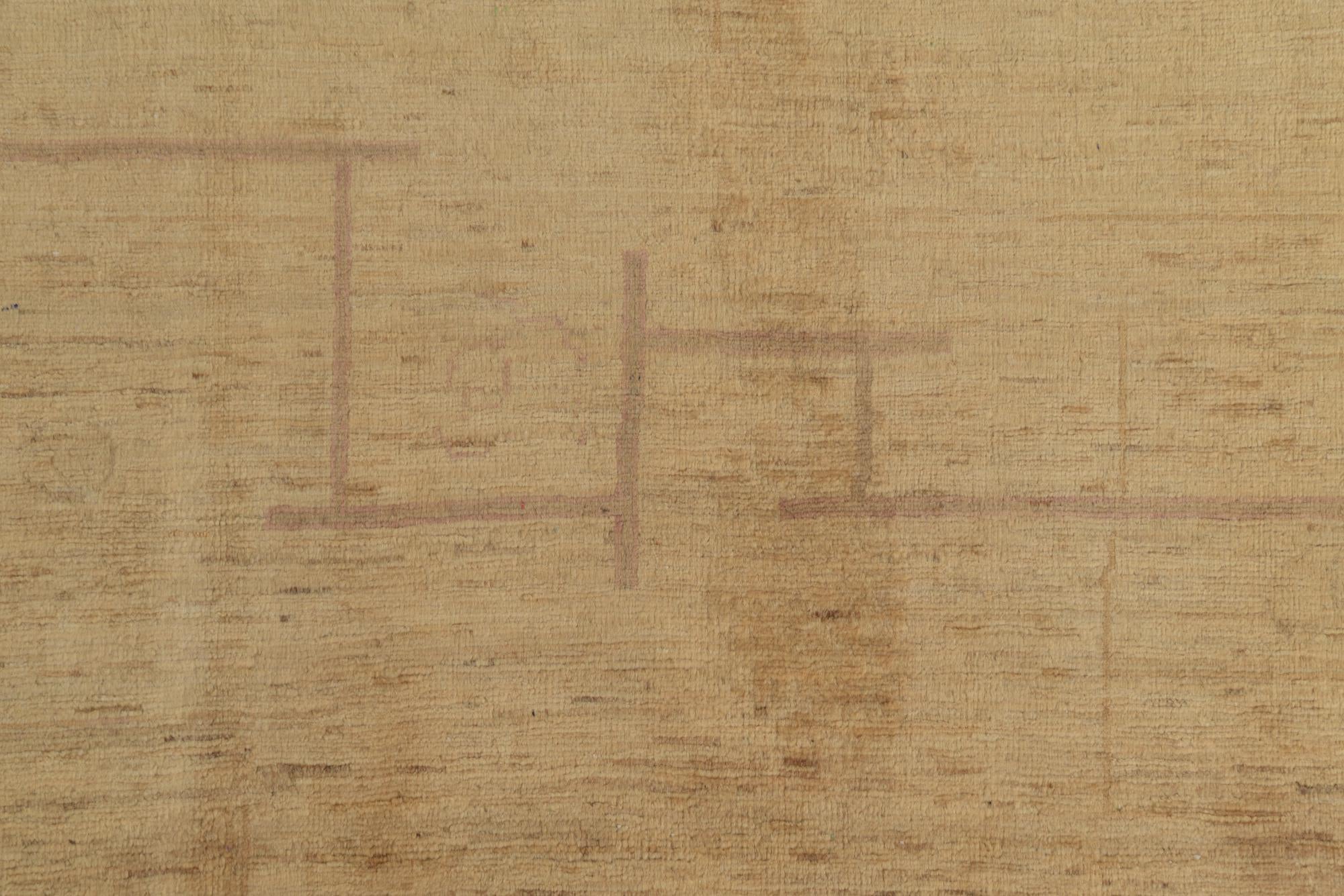 4' x 5' 9 Hand Knotted Modern Ziegler Rug