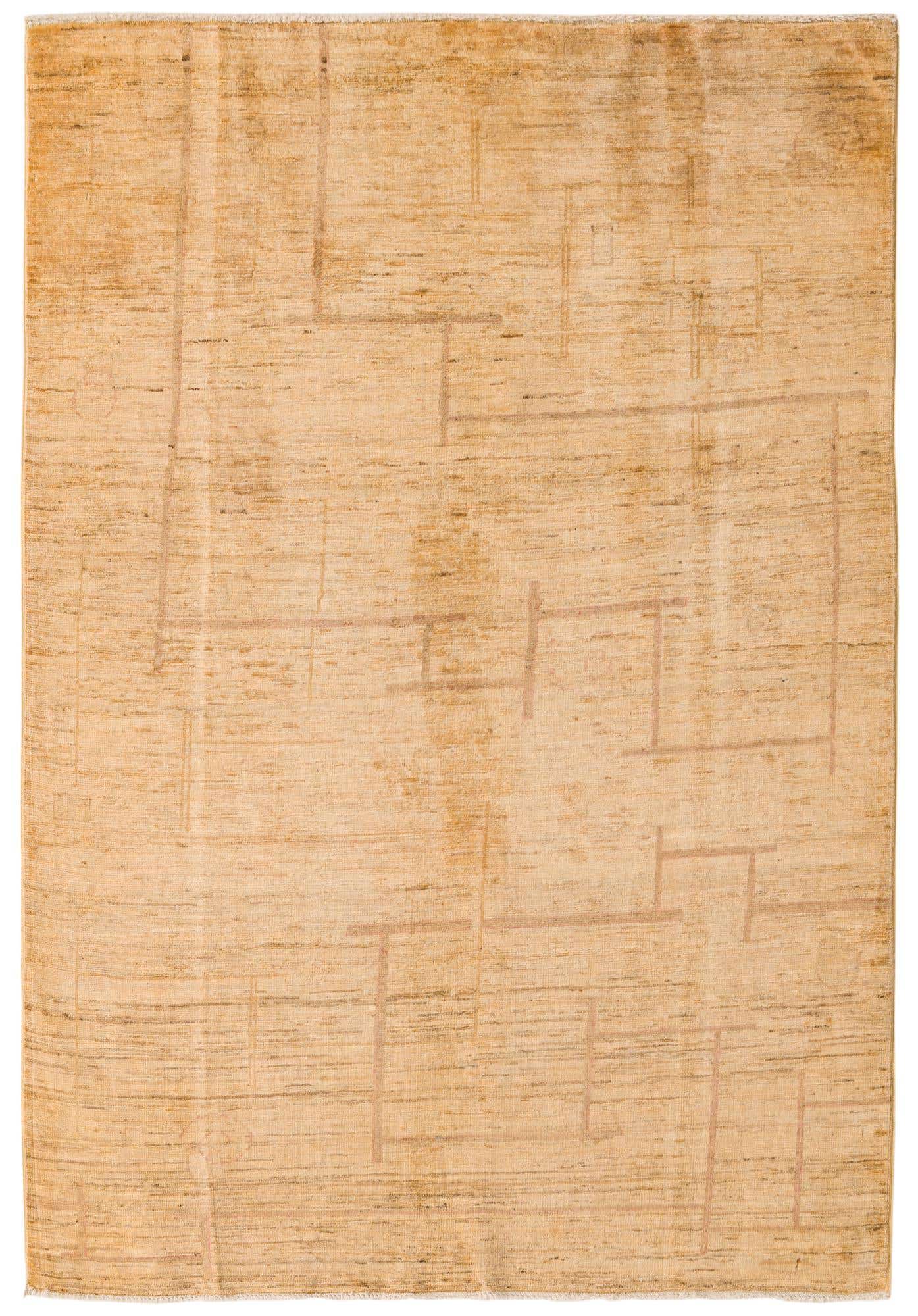 4' x 5' 9 Hand Knotted Modern Ziegler Rug