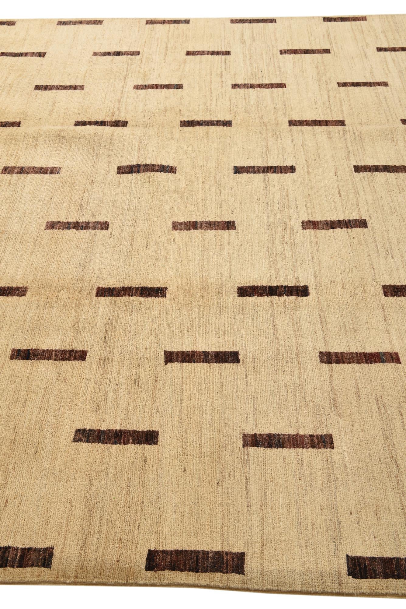 6' 10 x 9' 6 Hand Knotted Modern Ziegler Rug
