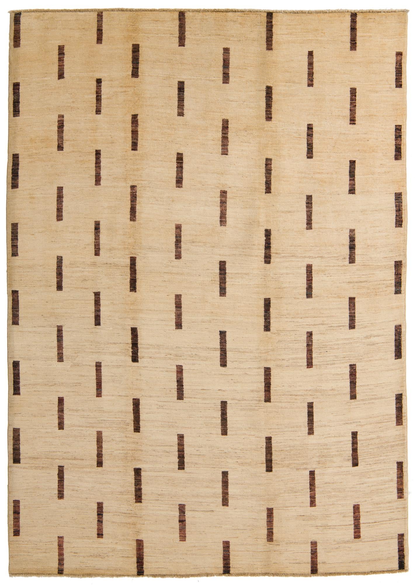 6' 10 x 9' 6 Hand Knotted Modern Ziegler Rug