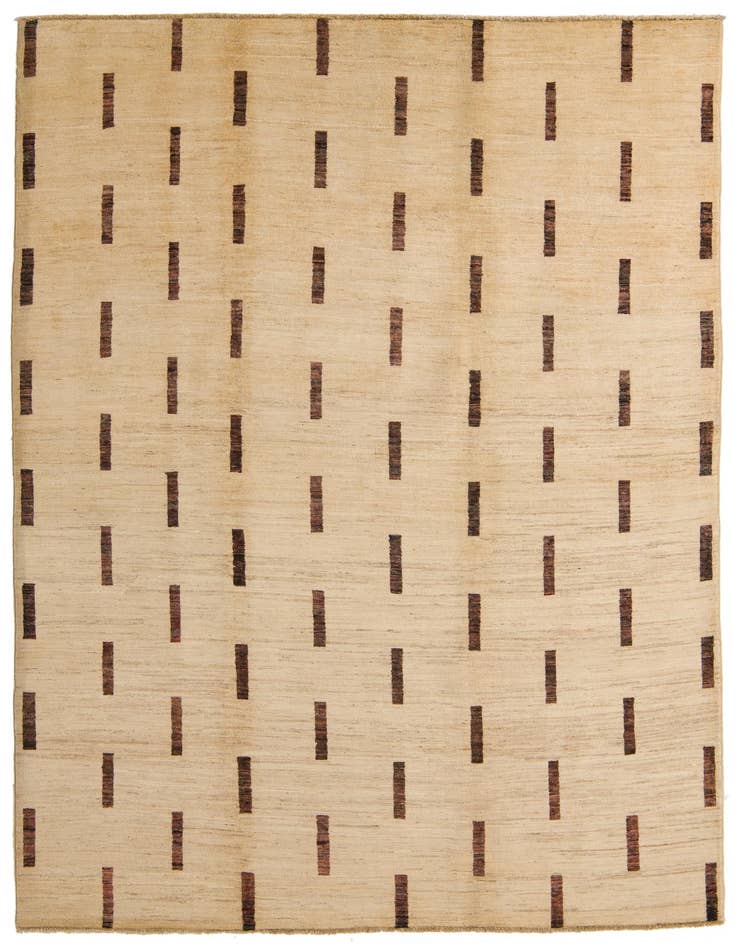 Detail image of 6' 10 x 9' 6 Hand Knotted Modern Ziegler Rug