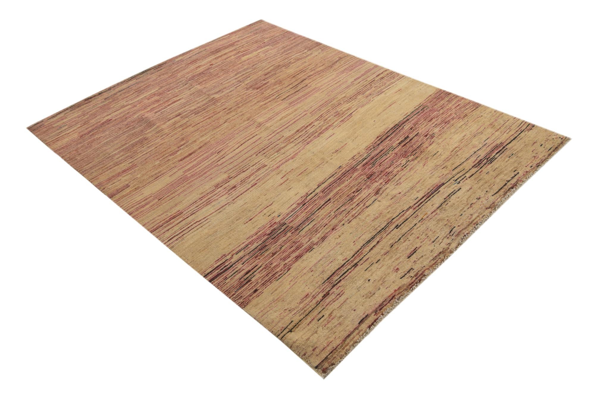 4' 10 x 6' 5 Hand Knotted Modern Ziegler Wool Rug