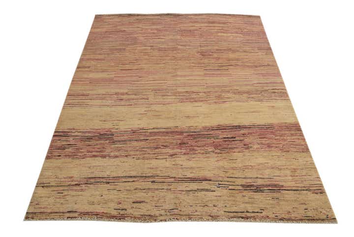 4' 10 x 6' 5 Hand Knotted Modern Ziegler Wool Rug