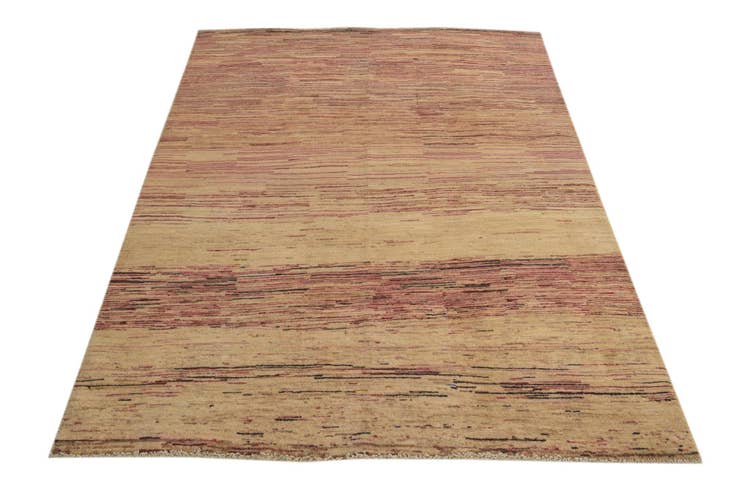 Detail image of 4' 10 x 6' 5 Hand Knotted Modern Ziegler Wool Rug