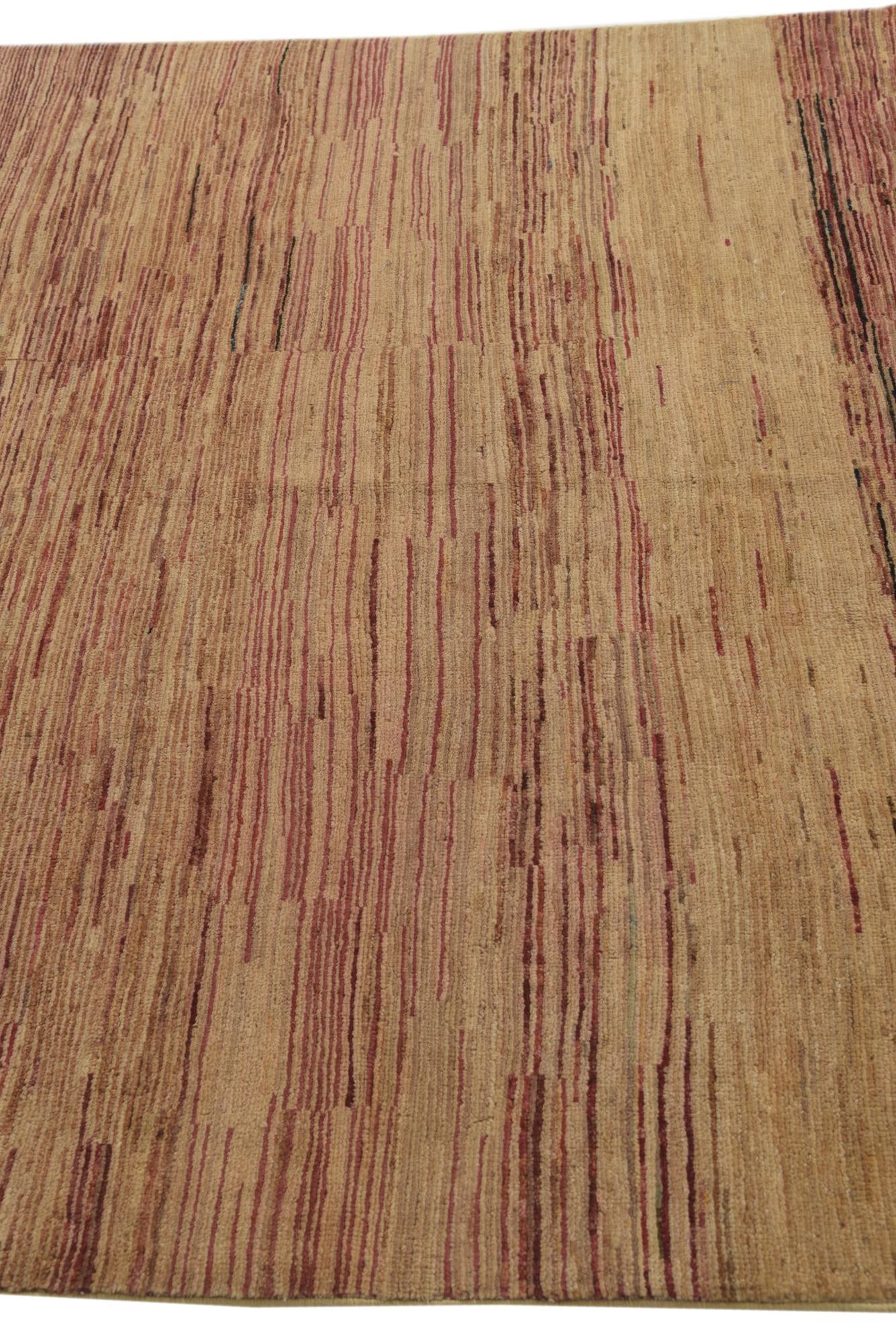 4' 10 x 6' 5 Hand Knotted Modern Ziegler Wool Rug