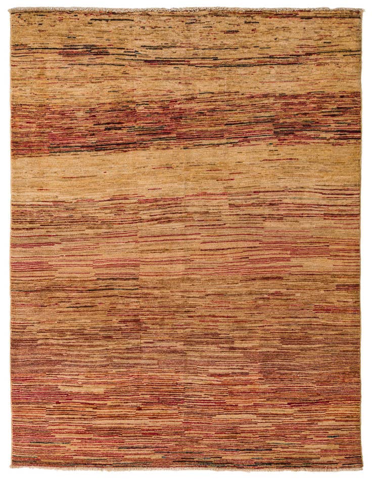 Detail image of 4' 10 x 6' 5 Hand Knotted Modern Ziegler Wool Rug