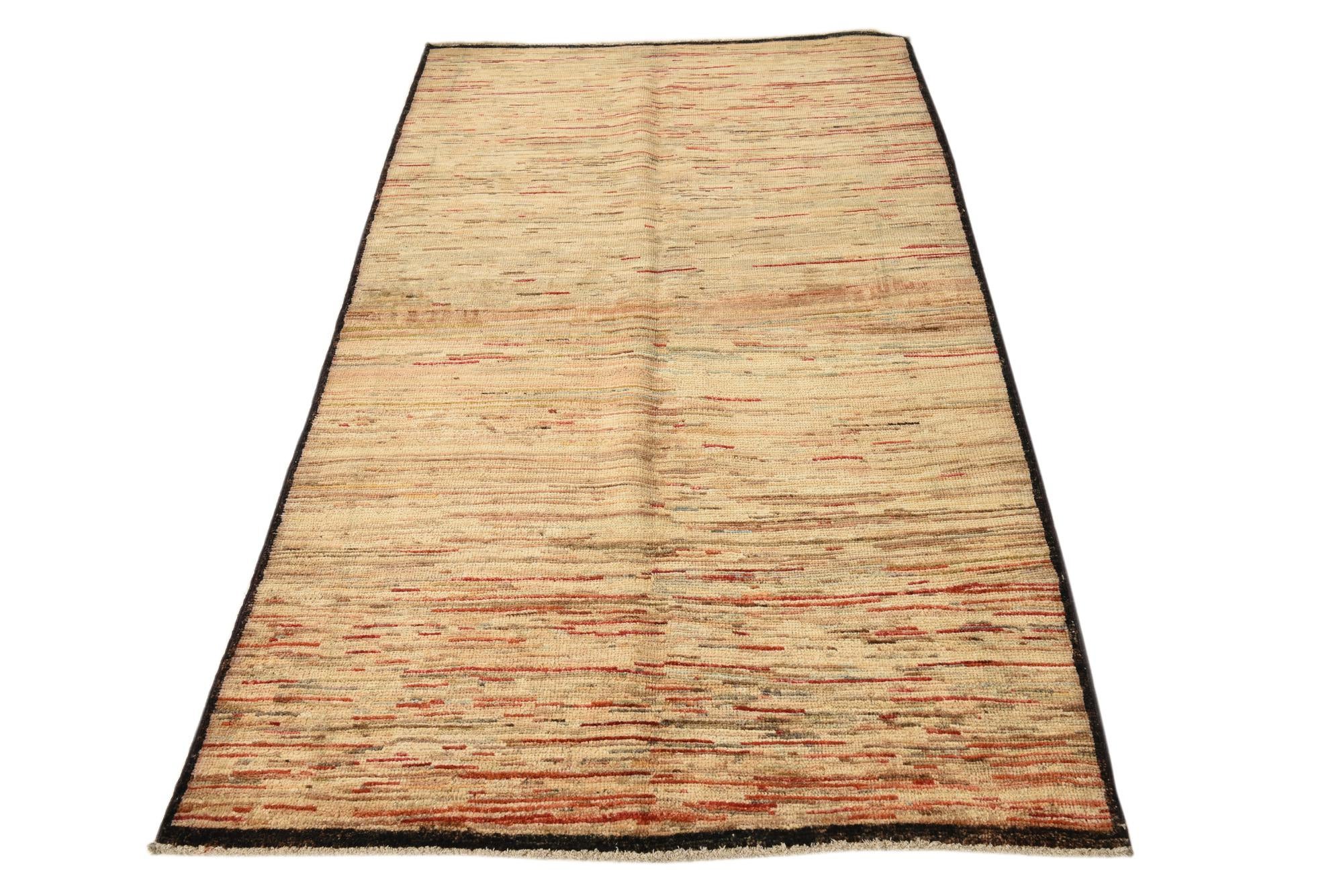 3' 4 x 6' 3 Hand Knotted Modern Ziegler Rug