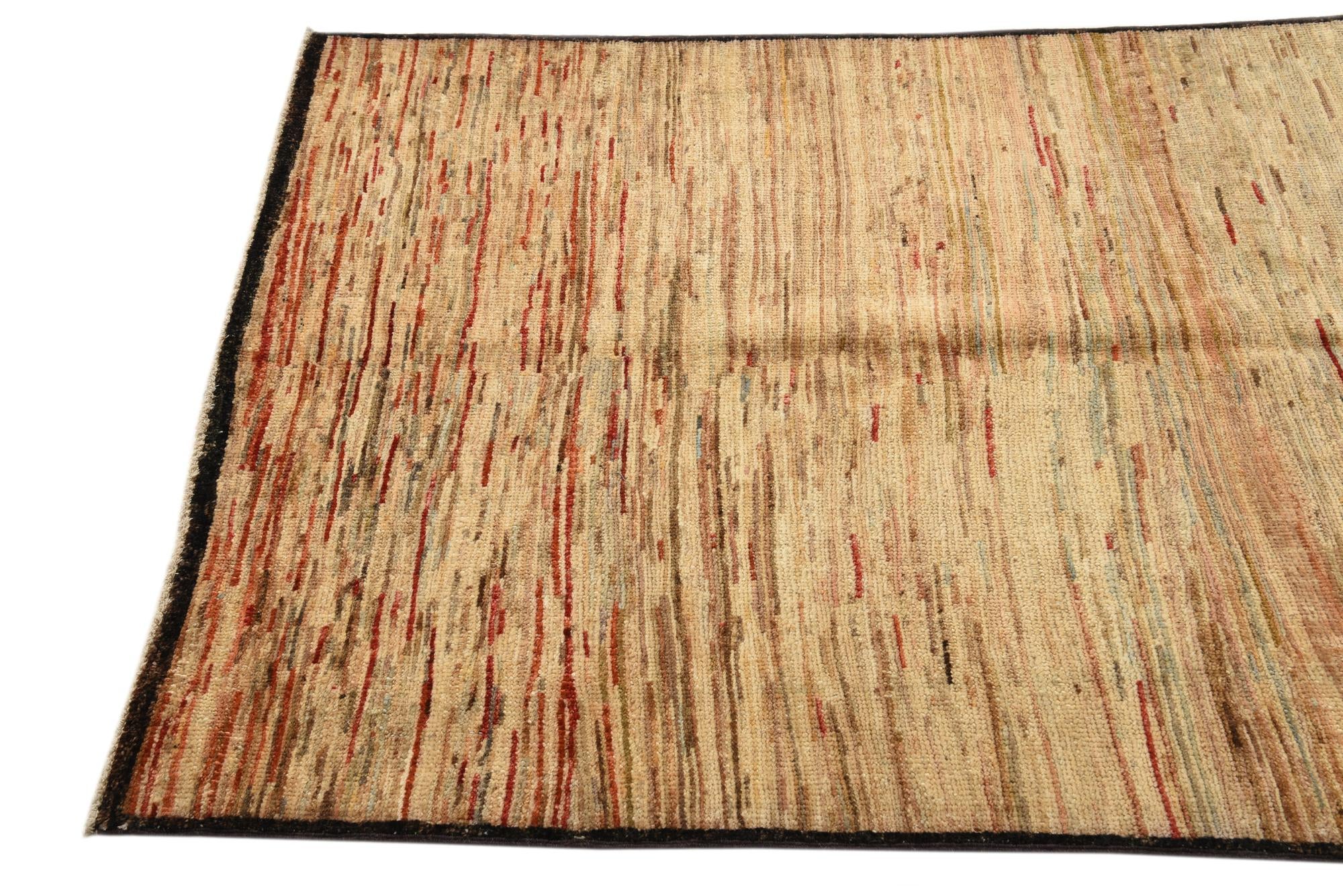 3' 4 x 6' 3 Hand Knotted Modern Ziegler Rug