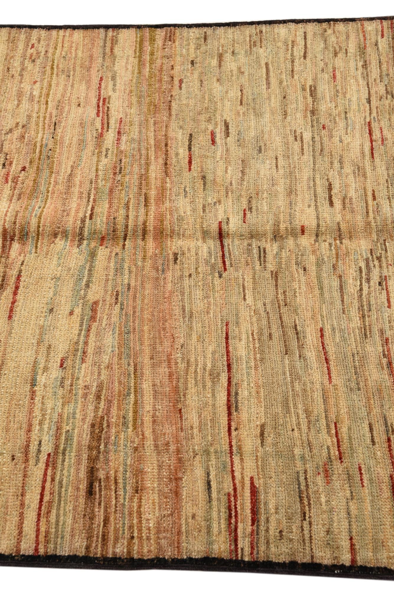 3' 4 x 6' 3 Hand Knotted Modern Ziegler Rug