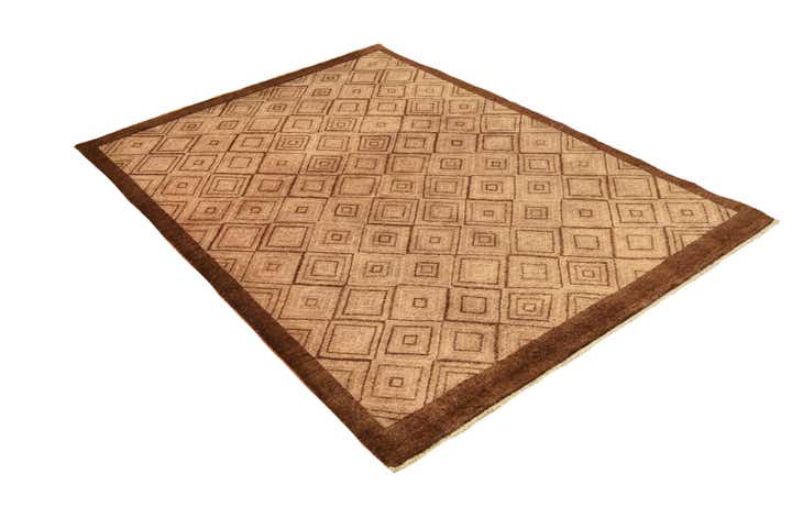 4' 7 x 6' 4 Hand Knotted Modern Ziegler Wool Rug