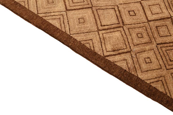 Detail image of 4' 7 x 6' 4 Hand Knotted Modern Ziegler Wool Rug