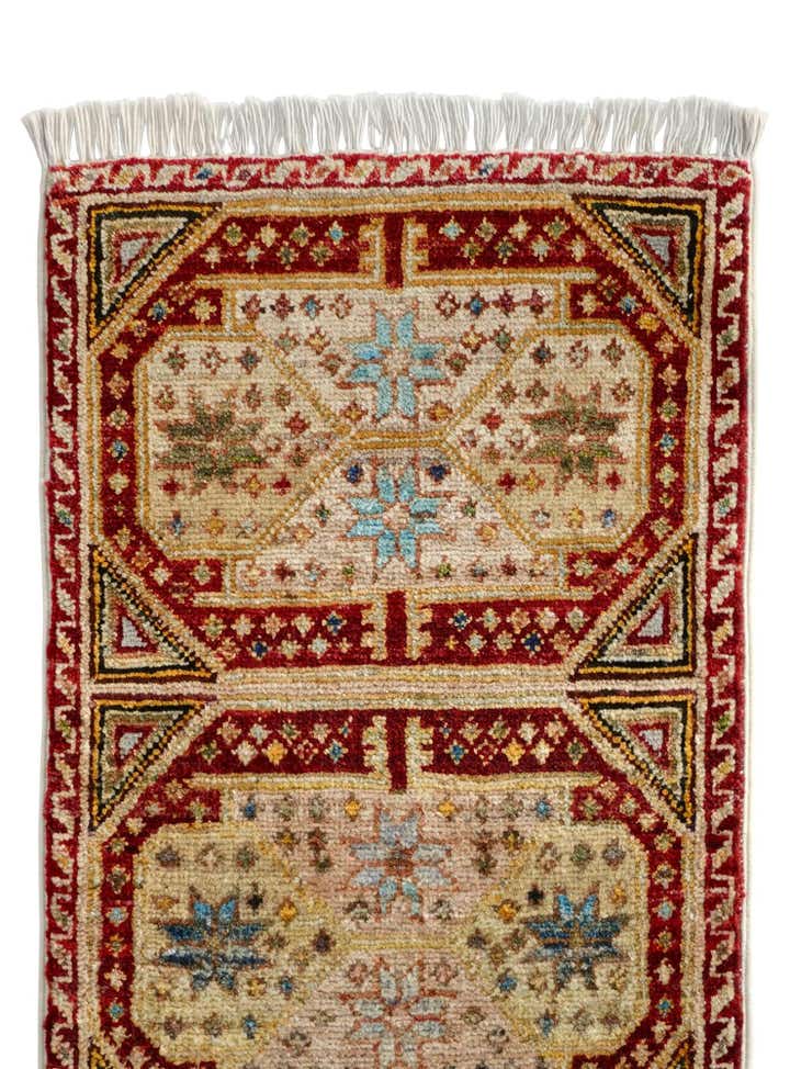 1' 5 x 2' 2 Hand Knotted Modern Ziegler Rug