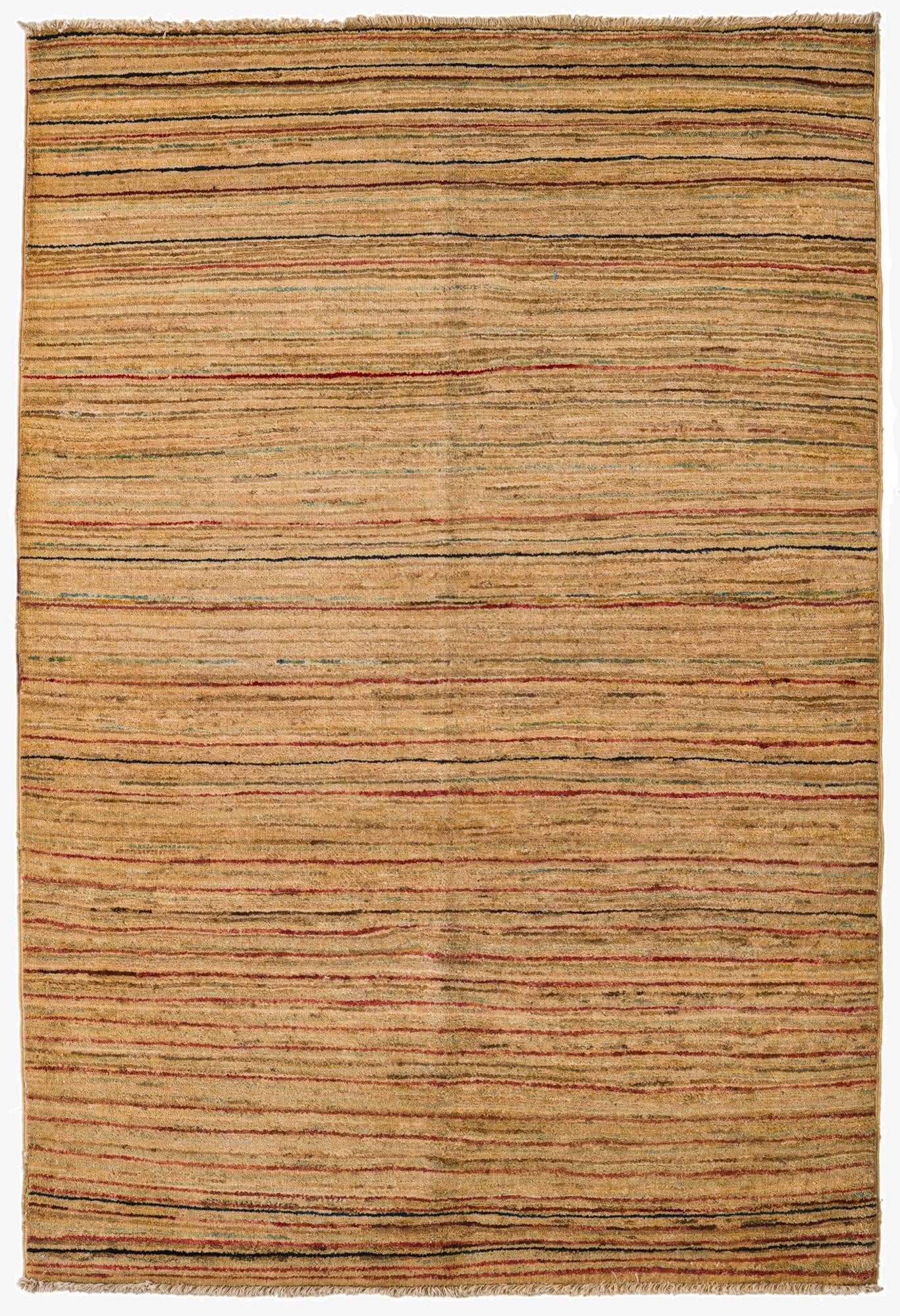 3' 9 x 5' 8 Hand Knotted Modern Ziegler Rug