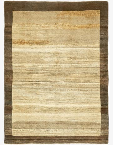 4' x 5' 8 Hand Knotted Modern Ziegler Oriental Rug