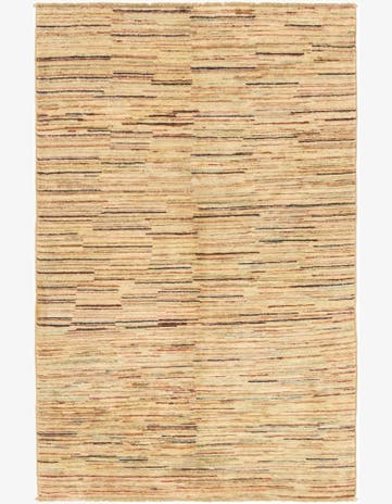 3' 9 x 5' 10 Hand Knotted Modern Ziegler Rug