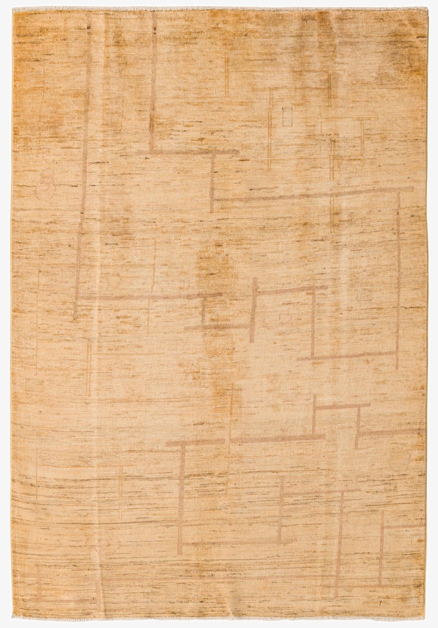 4' x 5' 9  Hand Knotted Modern Ziegler Rug