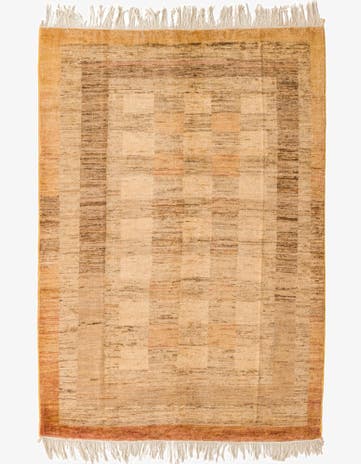 4' x 6' Hand Knotted Modern Ziegler Rug