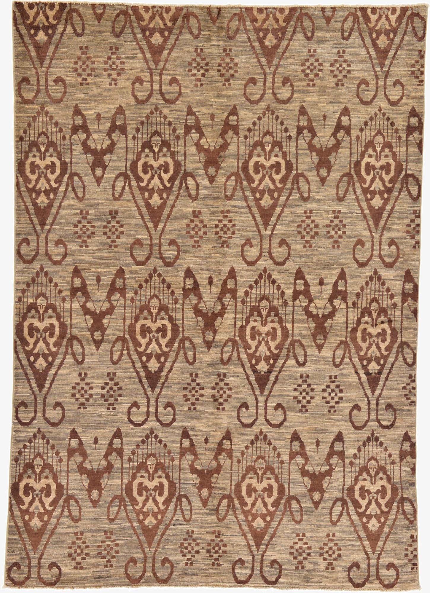 5' 7 x 7' 10  Hand Knotted Modern Ziegler Rug