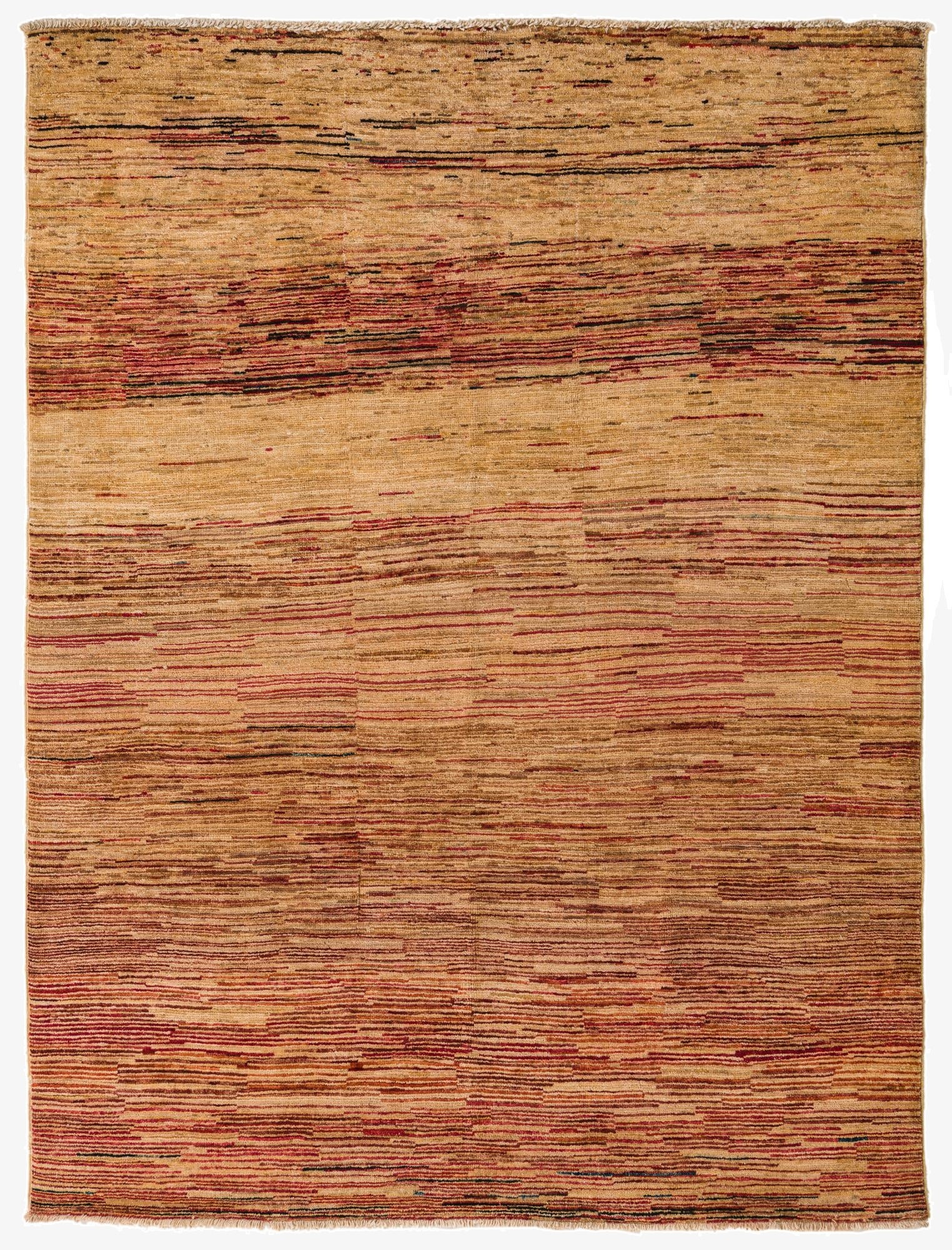 4' 10 x 6' 5  Hand Knotted Modern Ziegler Wool Rug