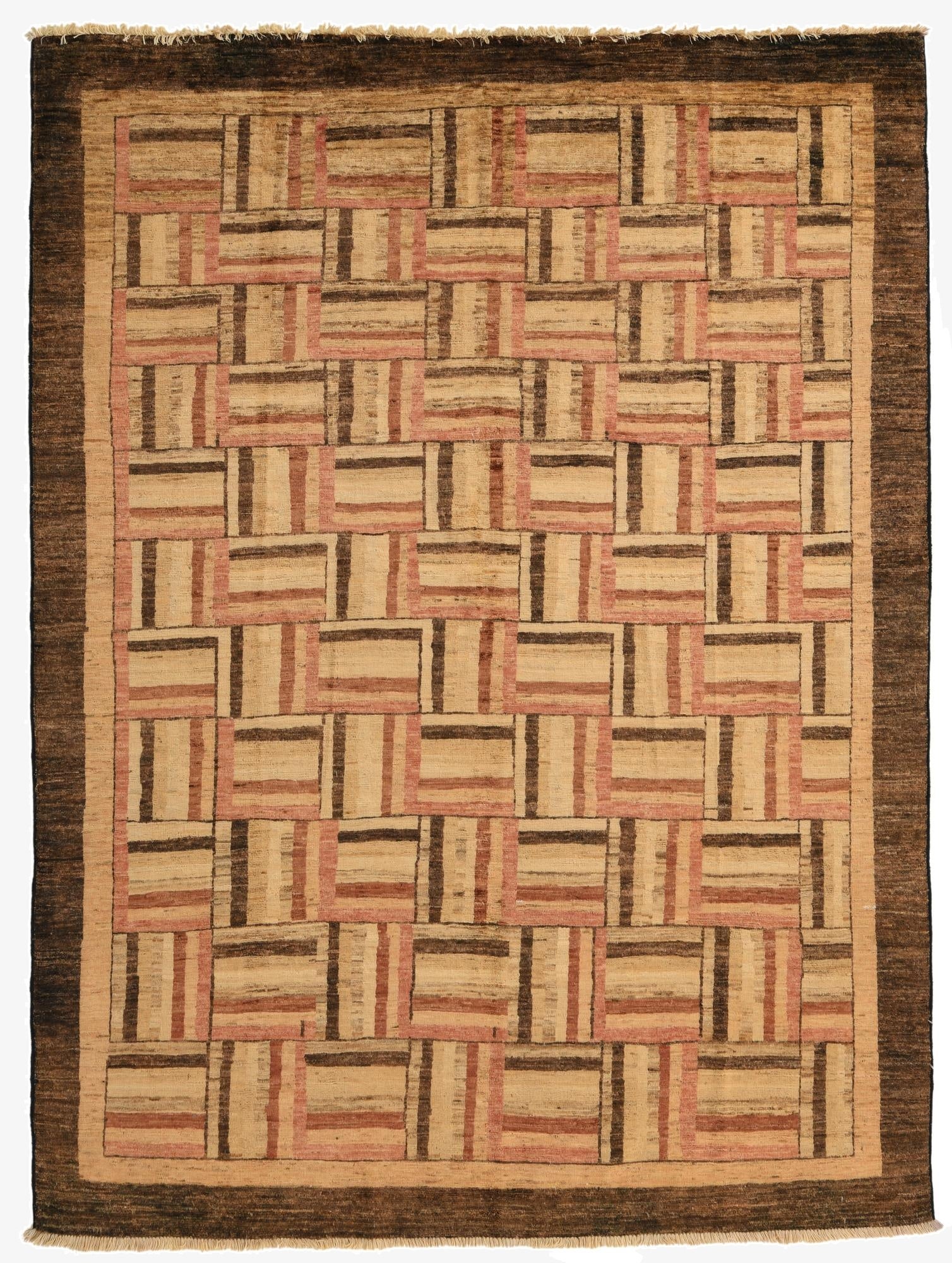 5' 6 x 7' 6  Hand Knotted Modern Ziegler Rug