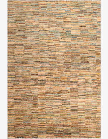 6' 7 x 9' 7 Hand Knotted Modern Ziegler Rug