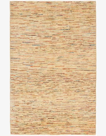 3' 9 x 5' 10 Hand Knotted Modern Ziegler Rug