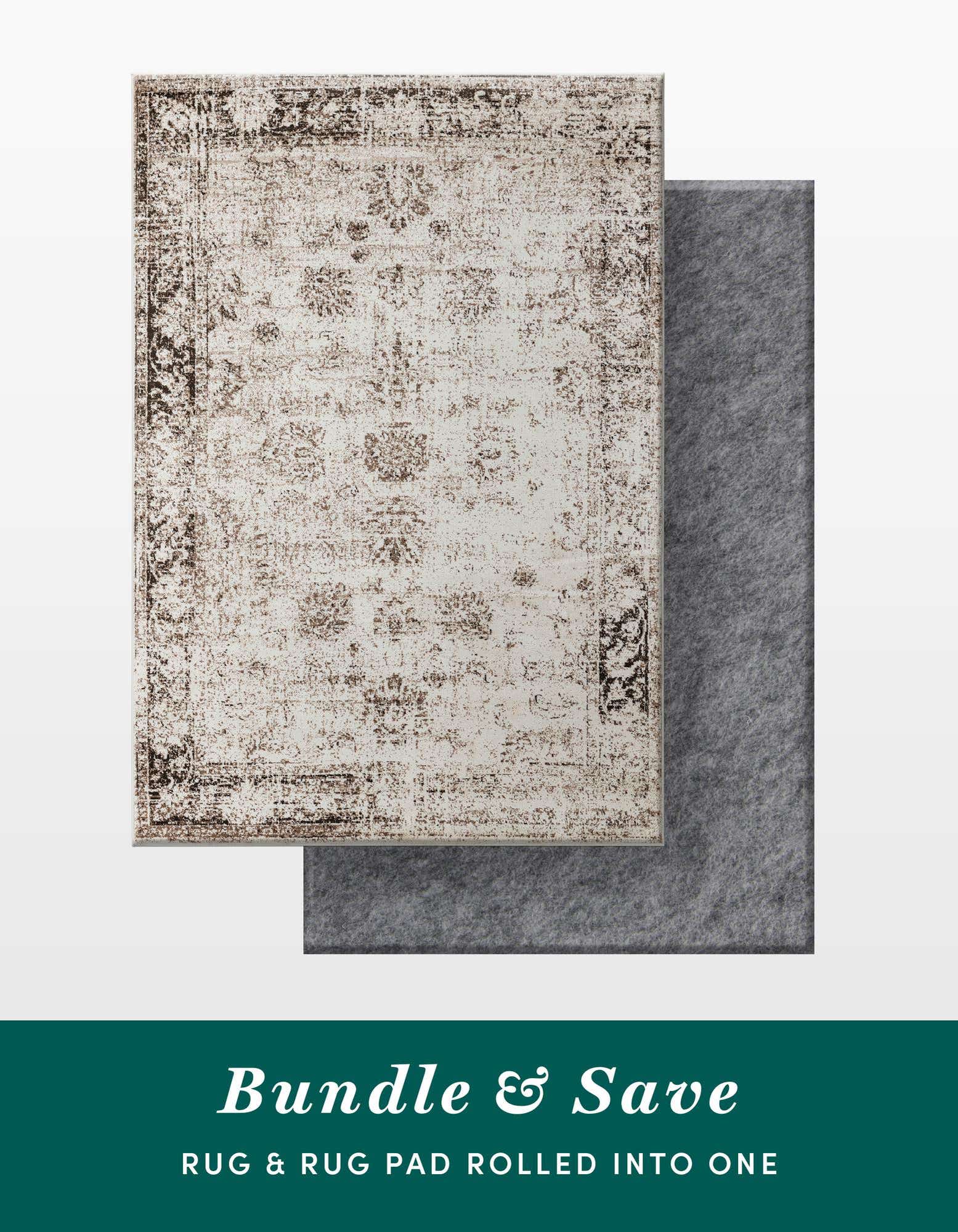 6' x 9' Monaco Rug With Pad Bundle