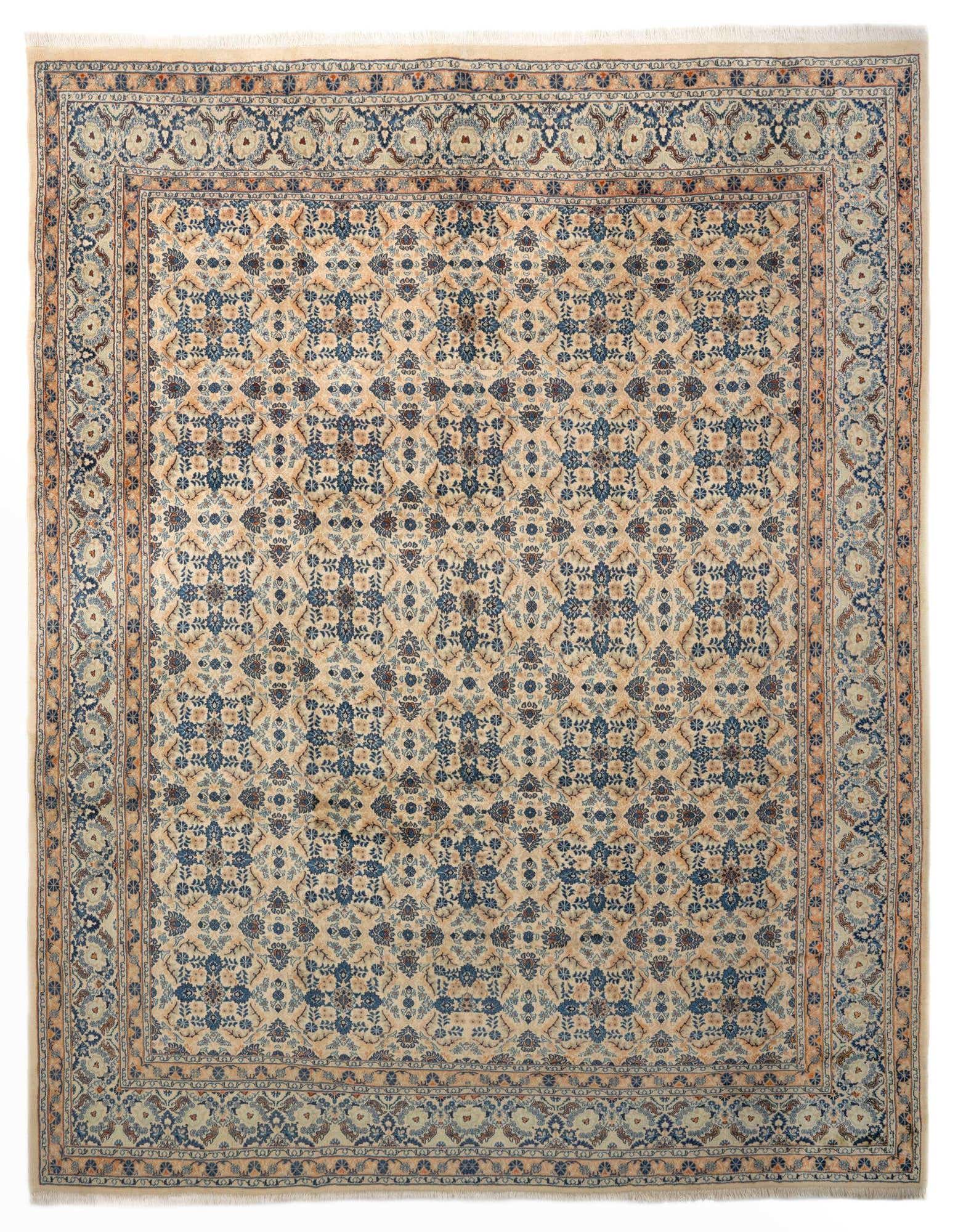 10' 4 x 12' 7 Hand Knotted Mood Persian Wool Rug