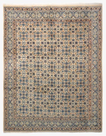 10' 4 x 12' 7 Hand Knotted Mood Persian Wool Rug