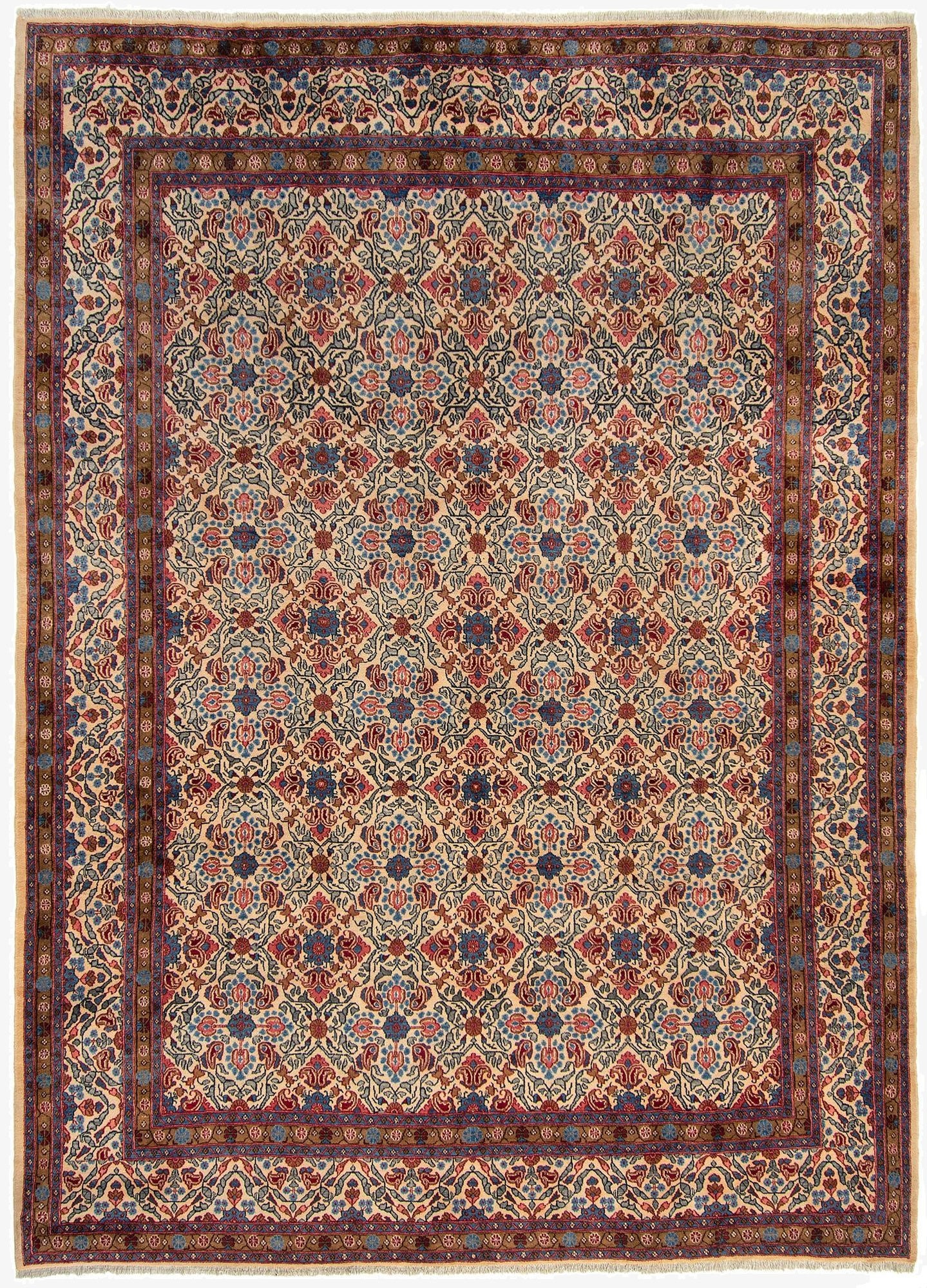 8' 11 x 12' 3 Hand Knotted Mood Persian Wool Rug