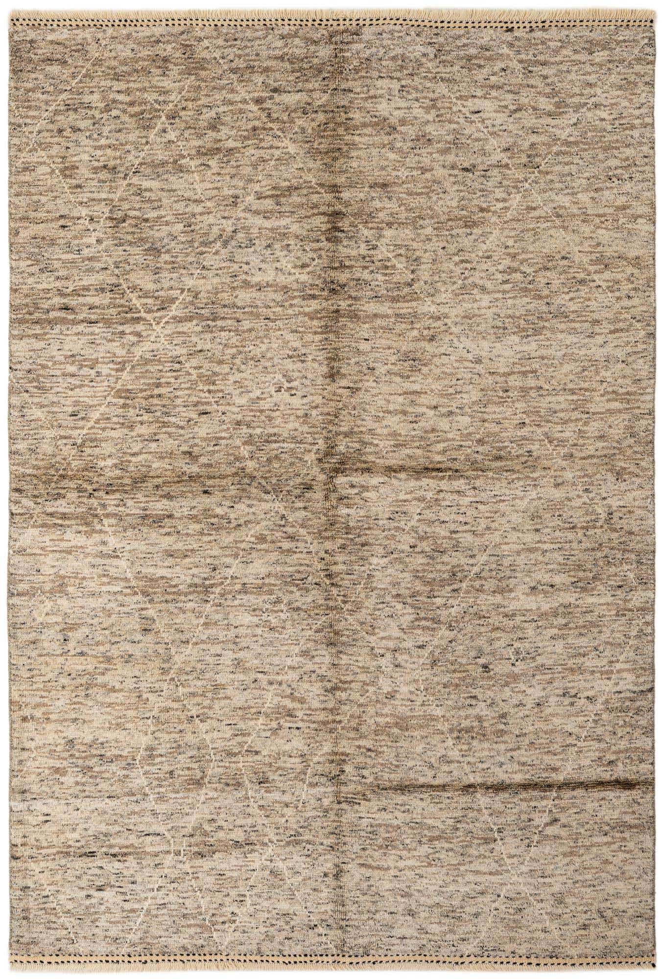 5' 5 x 7' 11 Hand Knotted Moroccan Wool Rug