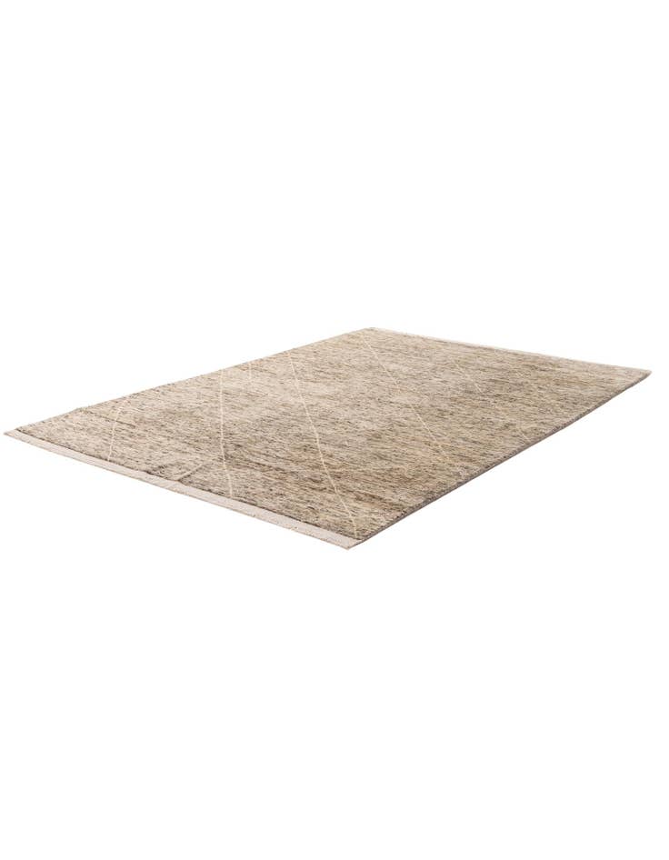 Detail image of 5' 6 x 7' 9 Hand Knotted Moroccan Wool Rug