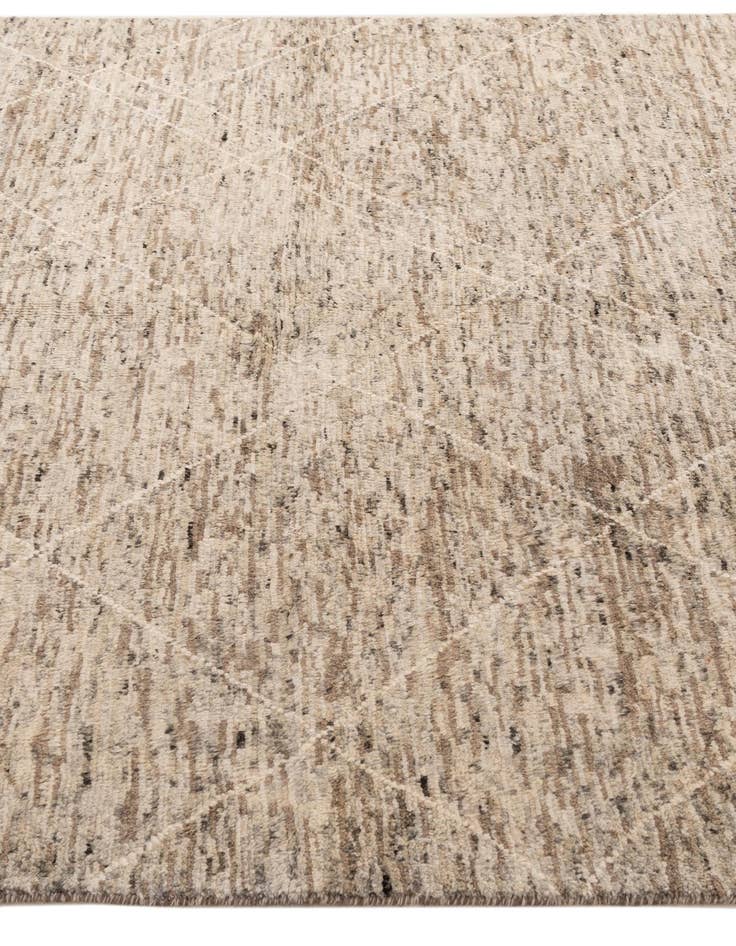 Detail image of 5' 6 x 7' 9  Hand Knotted Moroccan Wool Rug