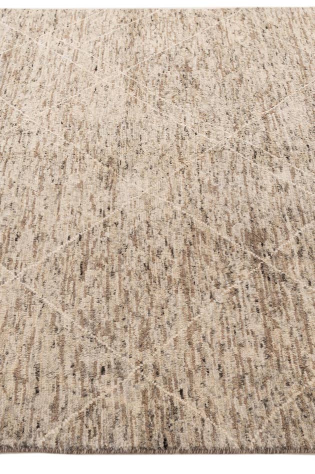 Detail image of 5' 6 x 7' 9 Hand Knotted Moroccan Wool Rug