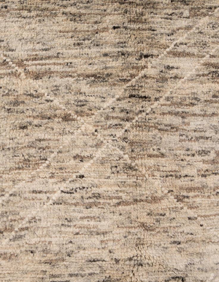 Detail image of 5' 6 x 7' 9  Hand Knotted Moroccan Wool Rug