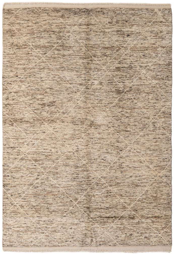 5' 6 x 7' 9 Hand Knotted Moroccan Wool Rug