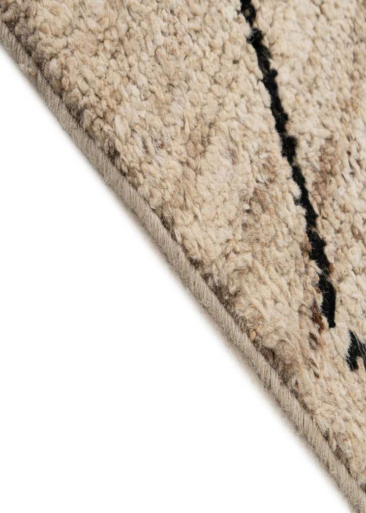 6' 7 x 10' Hand Knotted Moroccan Wool Rug