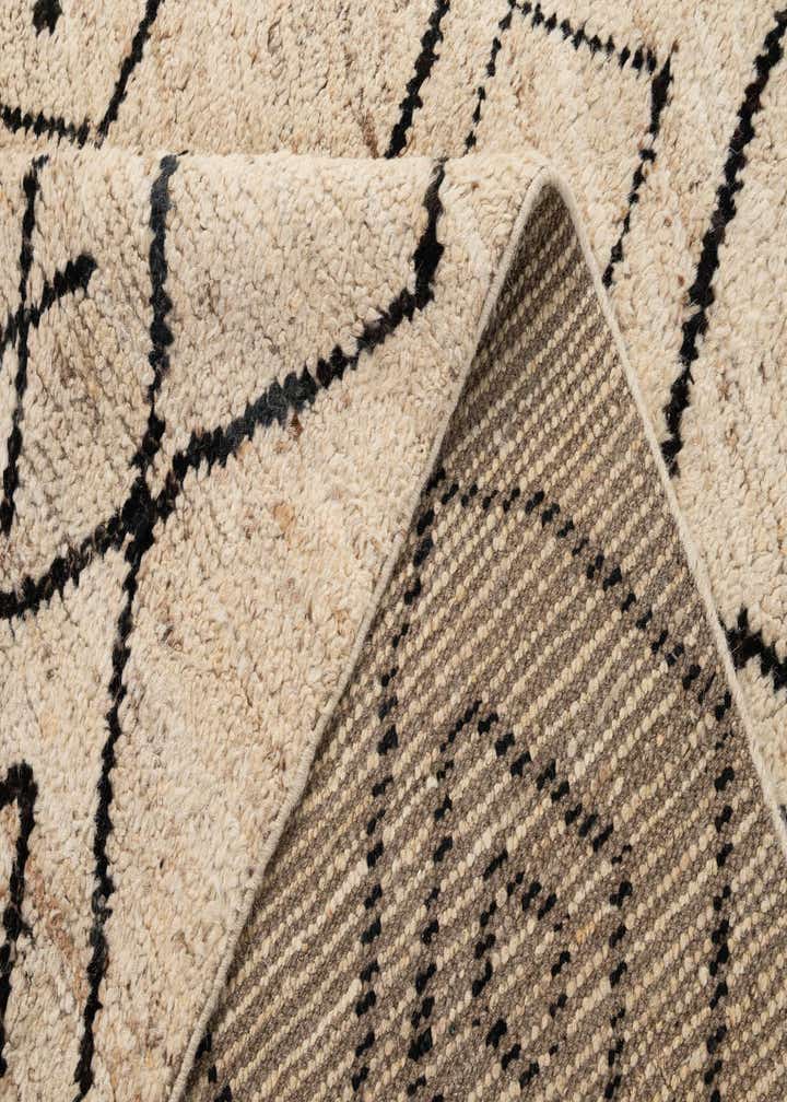 6' 7 x 10' Hand Knotted Moroccan Wool Rug