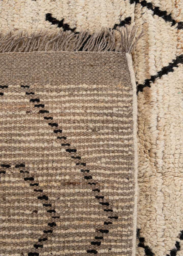 6' 7 x 10' Hand Knotted Moroccan Wool Rug