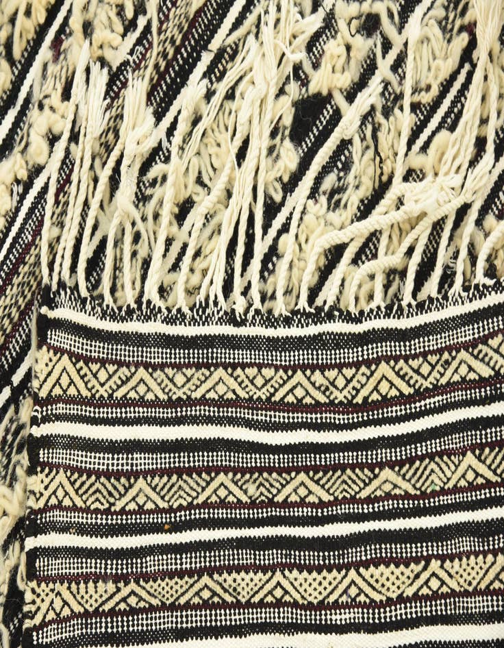 Detail image of 3' 3 x 6'  Hand Knotted Moroccan Wool Rug