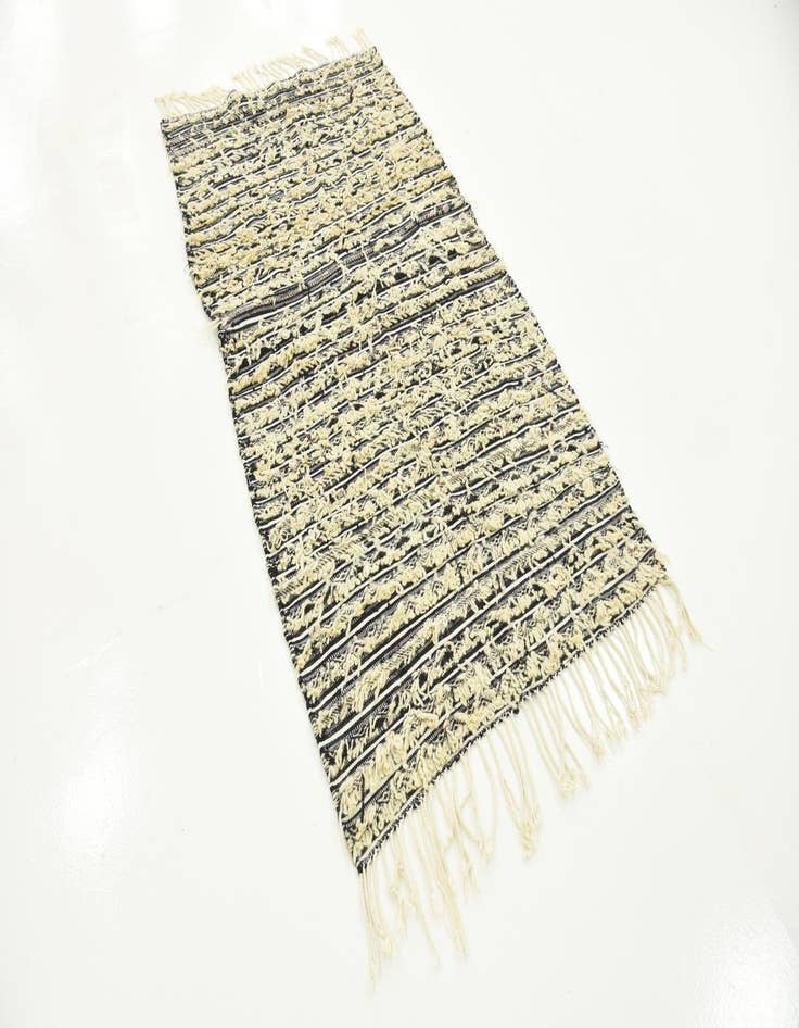 Detail image of 3' 3 x 6'  Hand Knotted Moroccan Wool Rug