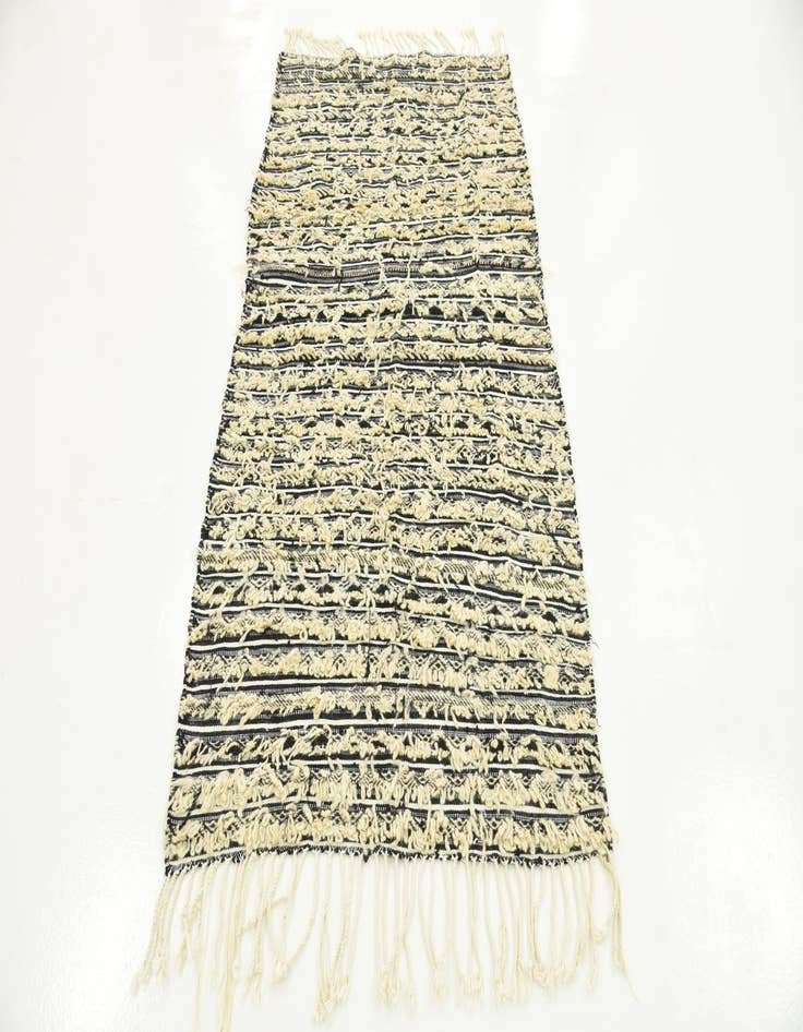 Detail image of 3' 3 x 6'  Hand Knotted Moroccan Wool Rug