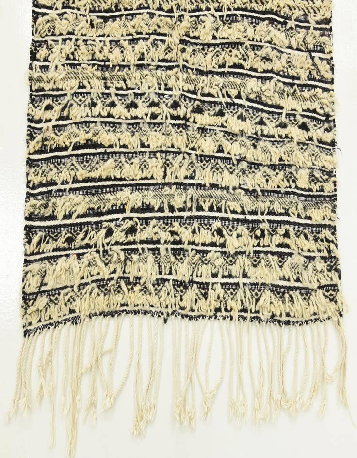 Detail image of 3' 3 x 6'  Hand Knotted Moroccan Wool Rug