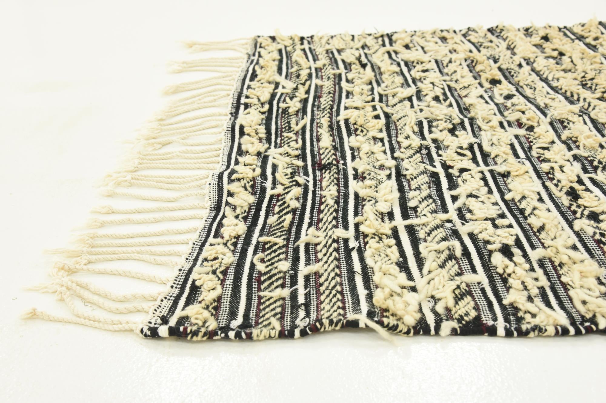 3' 3 x 6' Hand Knotted Moroccan Wool Rug